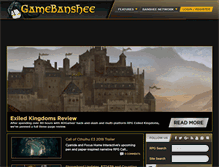 Tablet Screenshot of gamebanshee.com